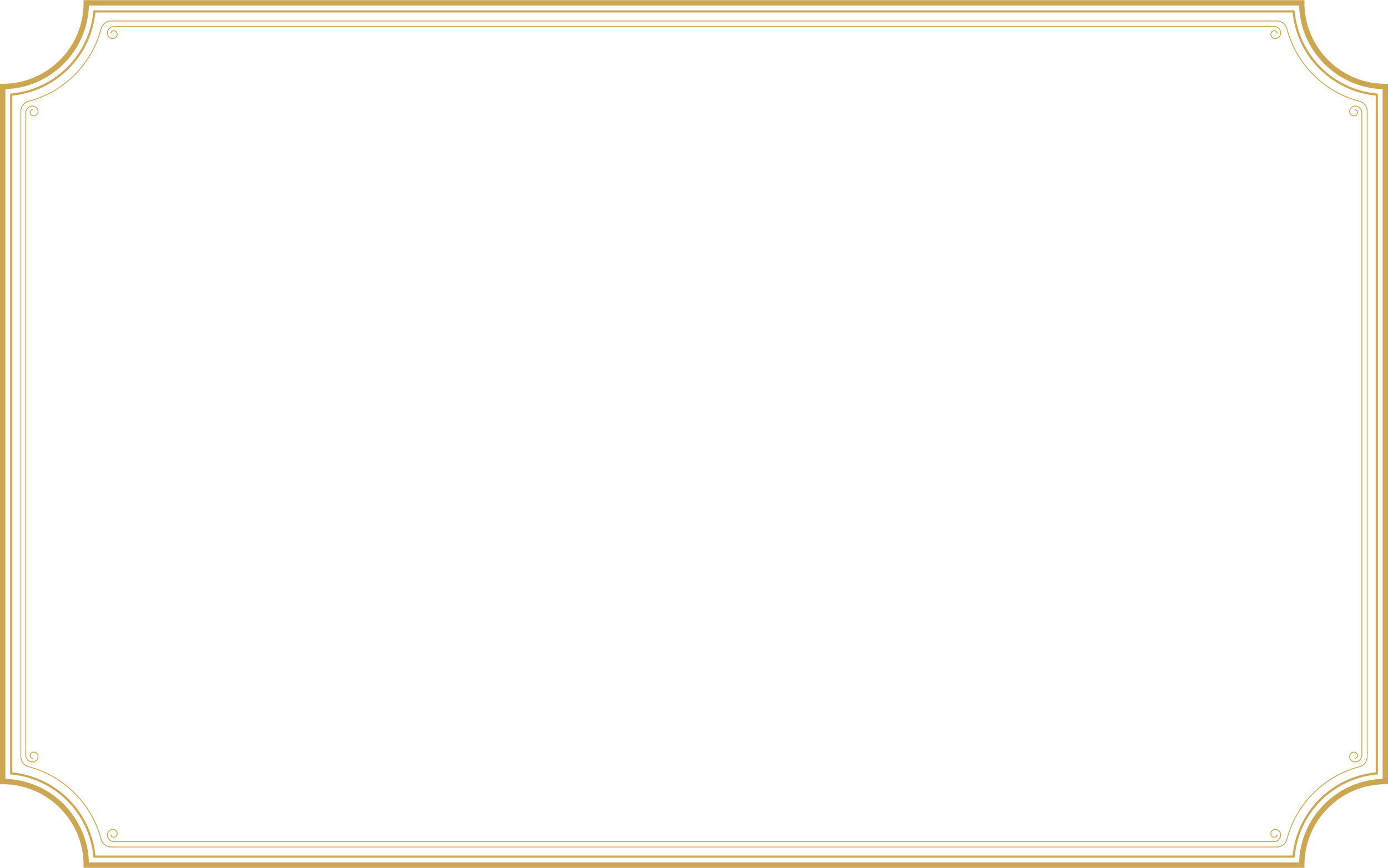 Abstract Gold Border Frame