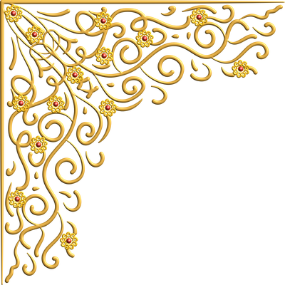 golden corner border